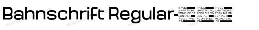Bahnschrift Regular字体转换